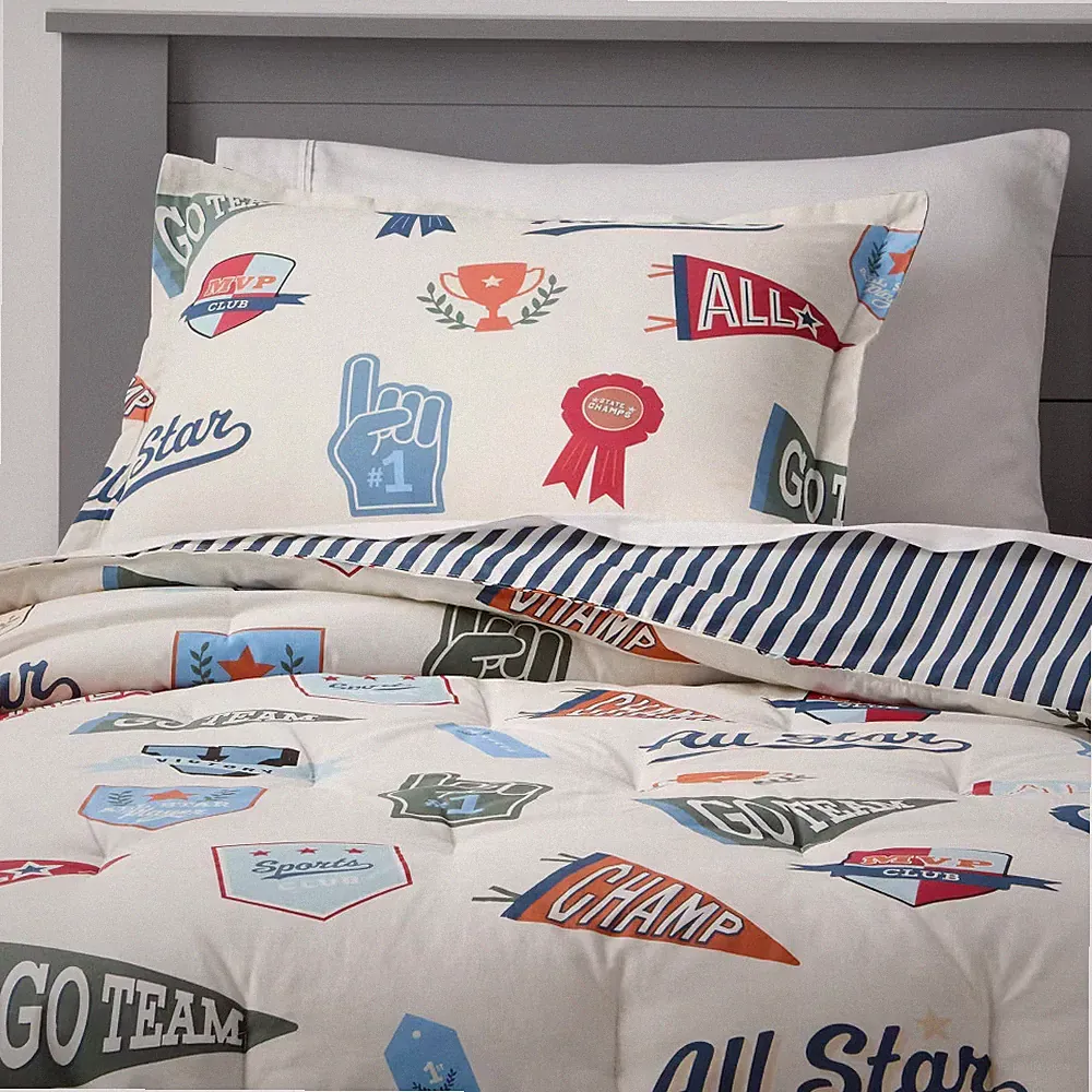 2pc Twin All Star Sports Kids' Comforter Bedding Set - Pillowfort