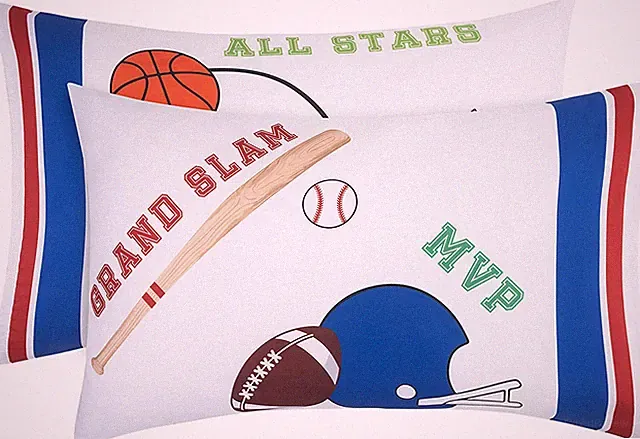 EVERYDAY KIDS Sports 2 Pack Pillowcase Set
