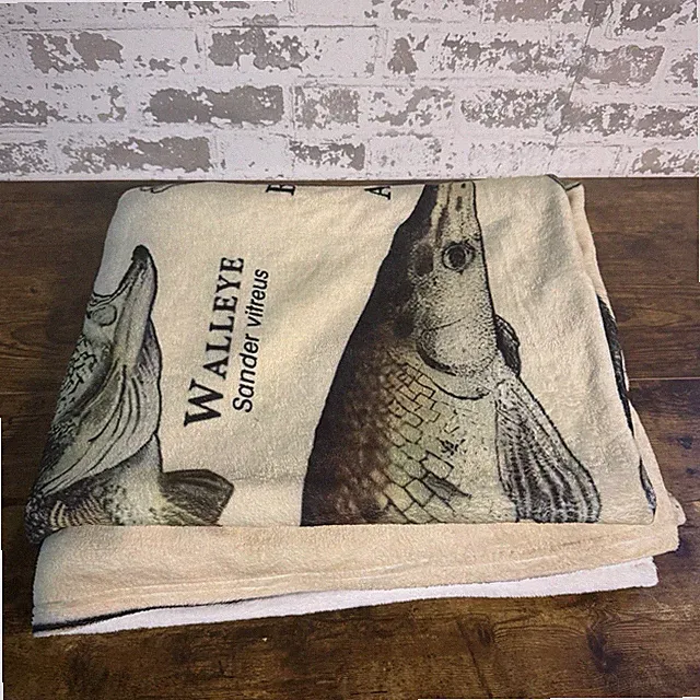 NEW – Sports Fish of North America Throw Blanket