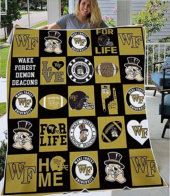 Sports Fan Stadium Flannel Blanket College Spirit Gift Cozy Throw
